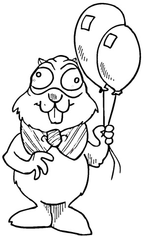 Gopher  Coloring Page